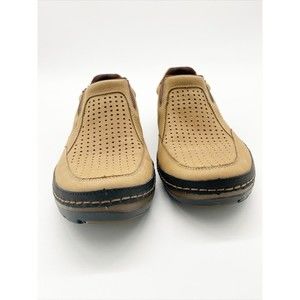 Rockport Tan  Mens RocSport Lite Leather Slip On Size 13w A14277